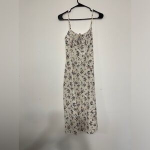 Floral white colored Women's SHEIN dress trendy flattering summer
